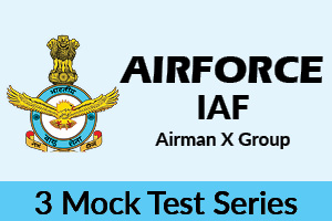 IAF Airman X - 3 Mock Tests Series