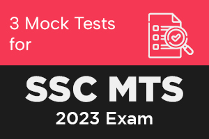3 Mock Tests for SSC Multitasking Exam 2019-2020