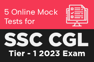 SSC CGL Tier-1 Exam 2018 5 Mock Test Series