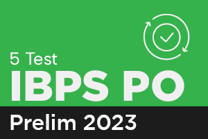 5 Test IBPS PO Pre - 2021