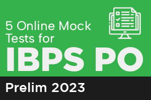 5 Online Mock Test Series for IBPS PO Prelim Exam